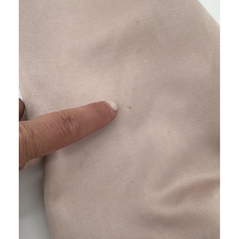 Aritzia Babaton Chelsea Satin Bomber Jacket Sz M Dusty Rose Varsity Preppy - Picture 14 of 16